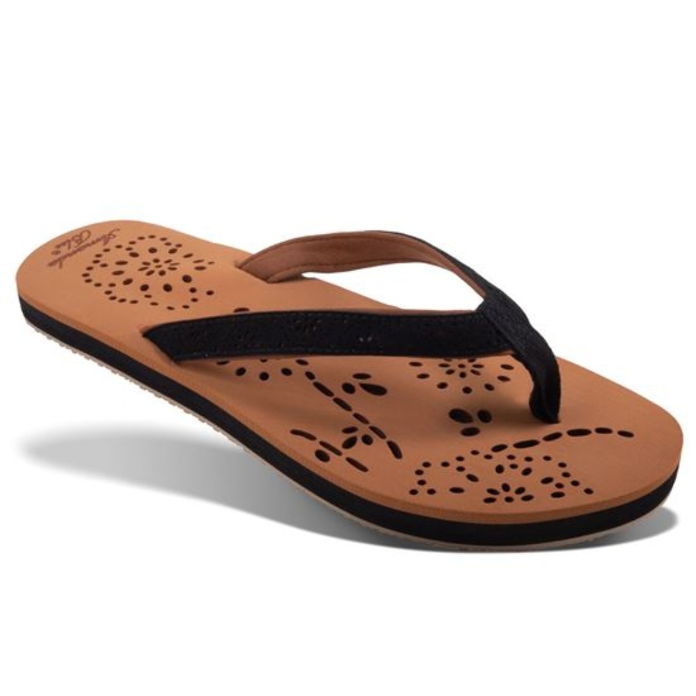 Kalli Lasercut Strap Flip Flops